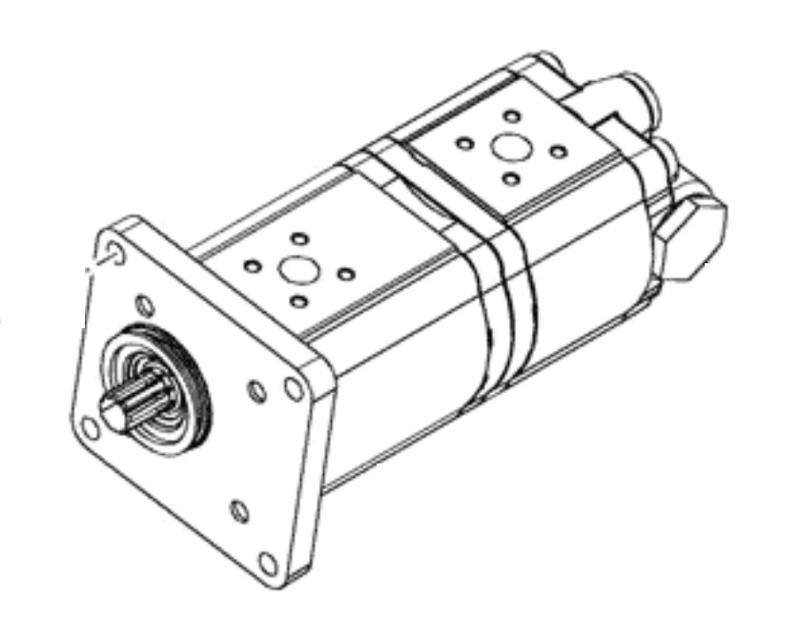 Pompa Idraulica Doppia CNH SERIE T4