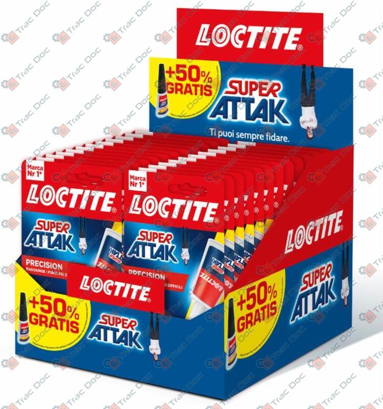 LOCTITE SUPER ATTAK PRECISION 5 gr + 50% - AMA RICAMBI - 96581